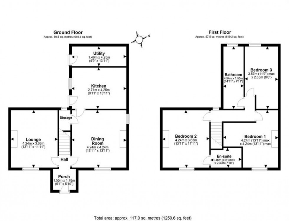 Floorplan for Chester Road, Helsby, Frodsham