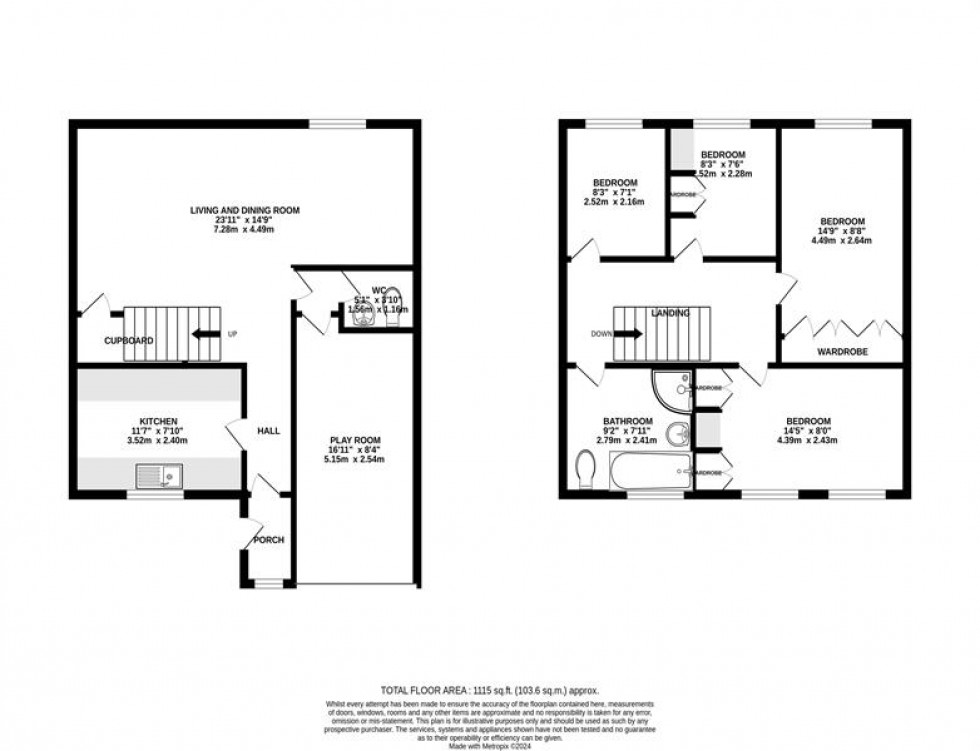 Floorplan for Crofters Green, Wilmslow