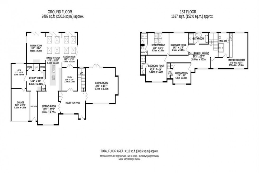 Floorplan for Heybridge Lane, Prestbury, Macclesfield