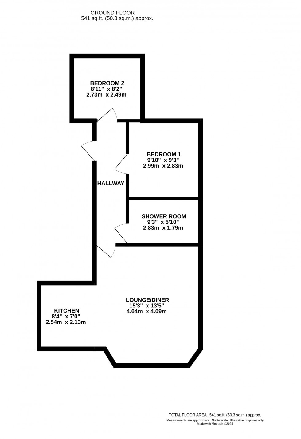 Floorplan for Barrington Road, Altrincham