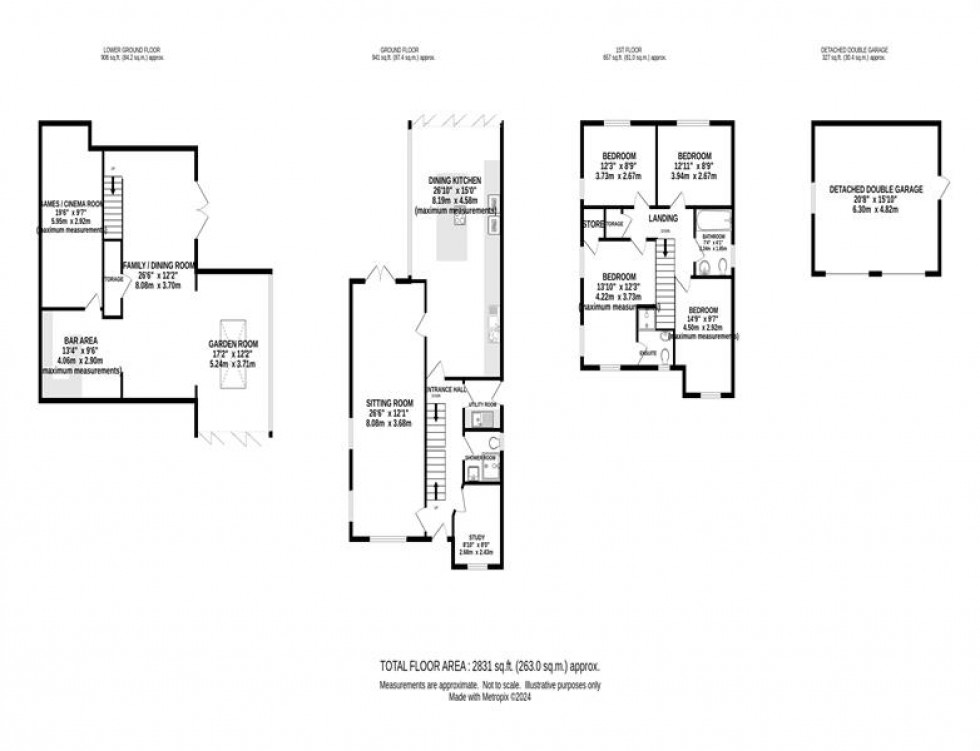 Floorplan for Cotton Close, Whaley Bridge, High Peak