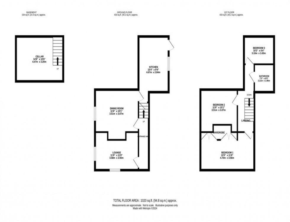 Floorplan for Great Queen Street, Macclesfield