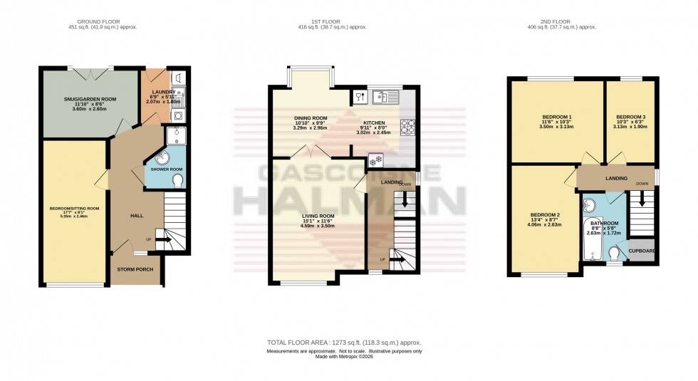 Floorplan for Valemount, Hadfield, Glossop