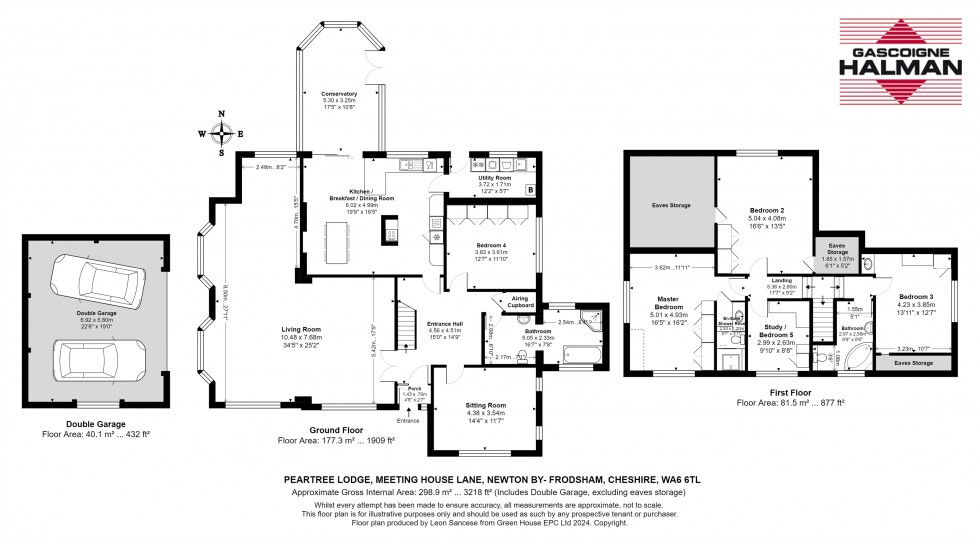 Floorplan for Meeting House Lane,Newton,Frodsham