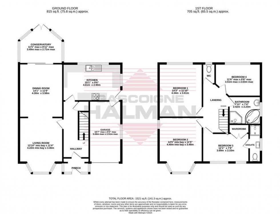 Floorplan for Kingsway, Cheadle, Stockport