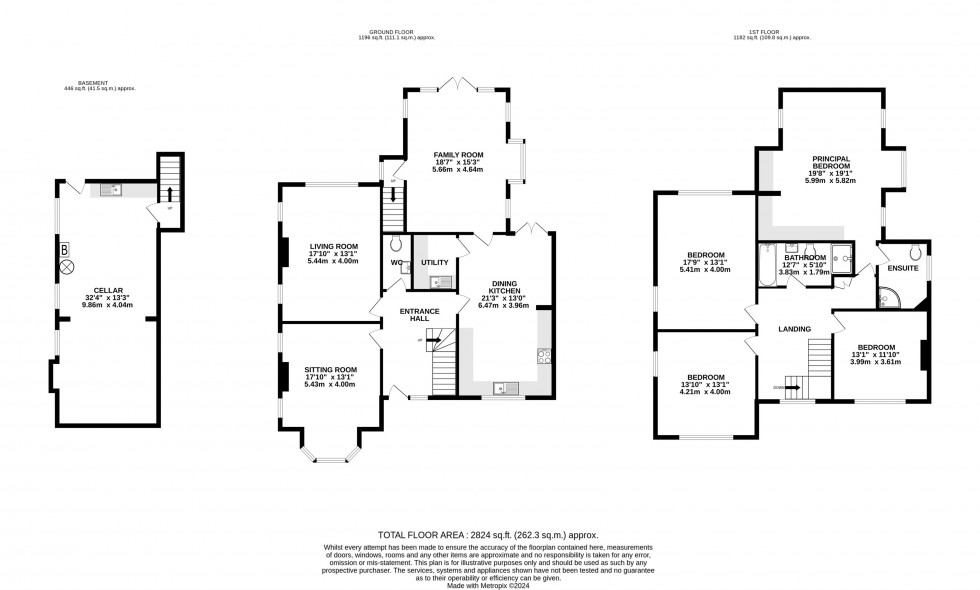 Floorplan for Cliff Side, Wilmslow
