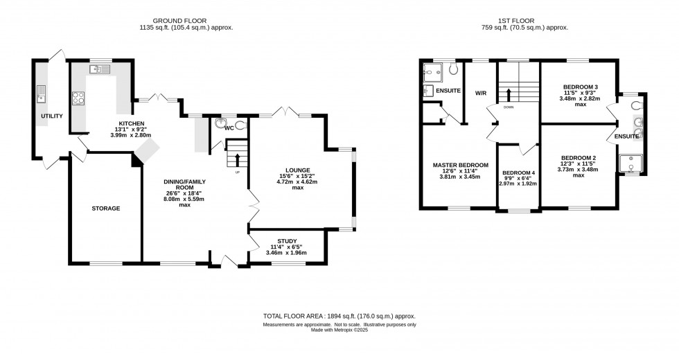 Floorplan for Badger Road, Prestbury, Macclesfield