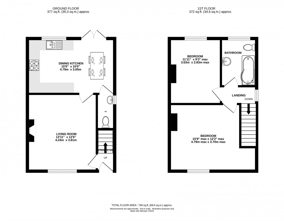 Floorplan for Warren Avenue, Knutsford