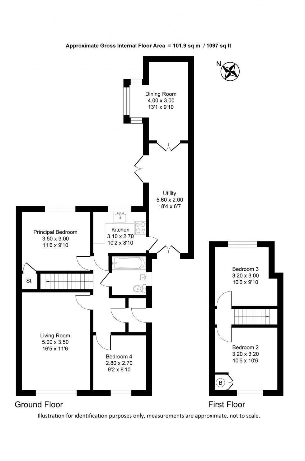 Floorplan for Sycamore Drive, Lymm
