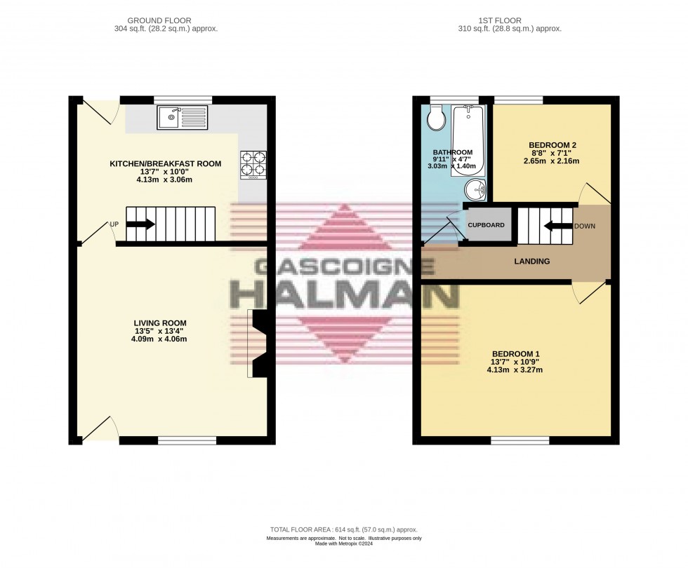 Floorplan for Charles Street, Glossop
