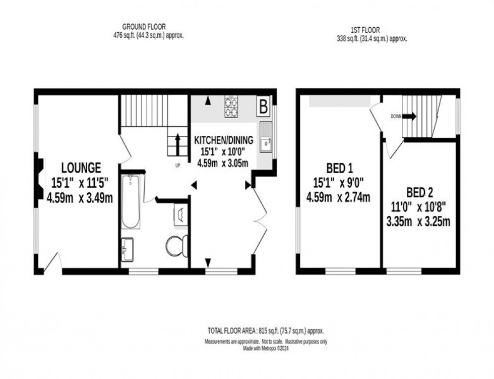 Floorplan for Church Brow, Bowdon