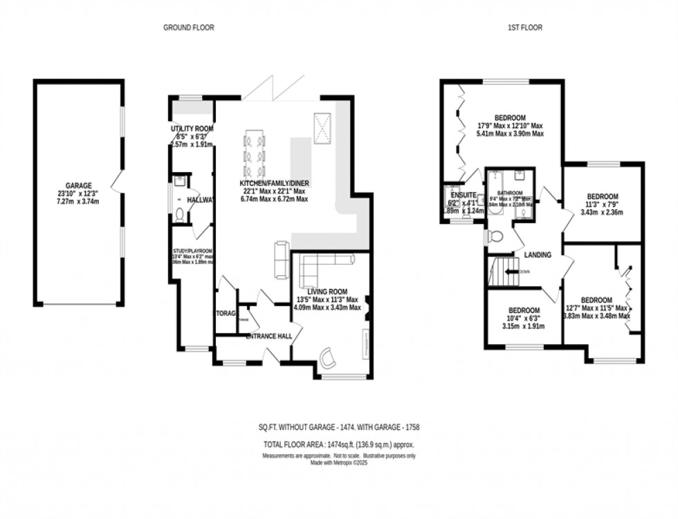 Floorplan for Lawson Drive, Timperley, Altrincham