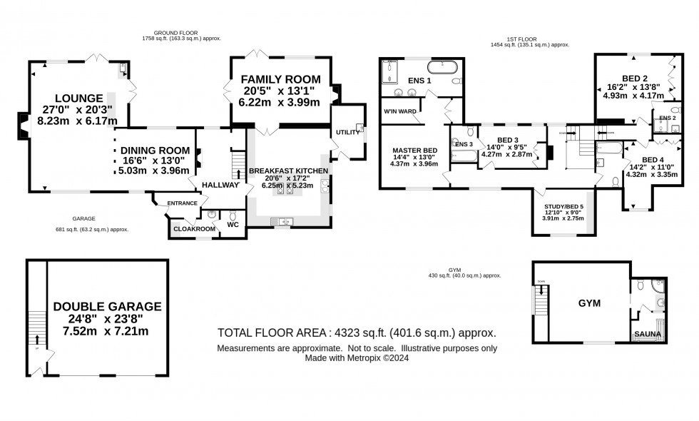 Floorplan for Hulse Heath Lane, Mere - Thatched Cottage 1.6 acres