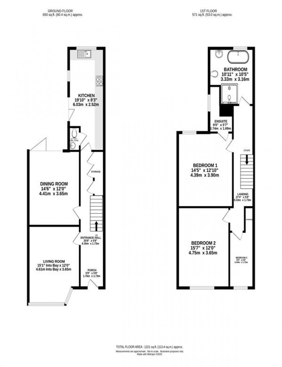 Floorplan for Burton Road, West Didsbury