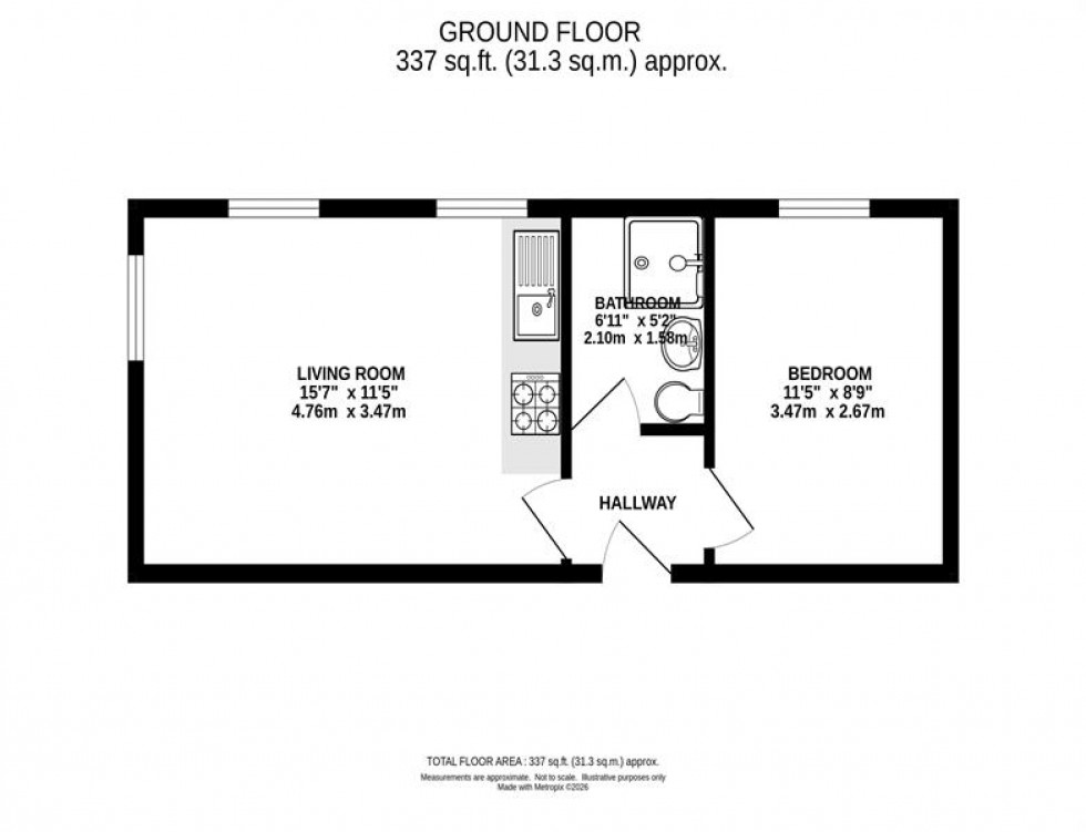 Floorplan for 10 High Street, Stockport