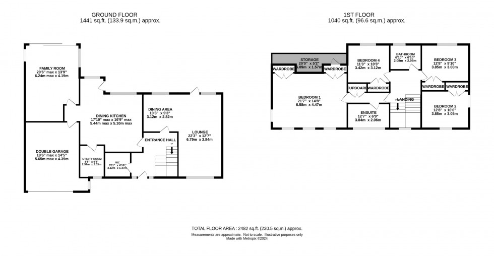 Floorplan for Eaton Drive, Alderley Edge