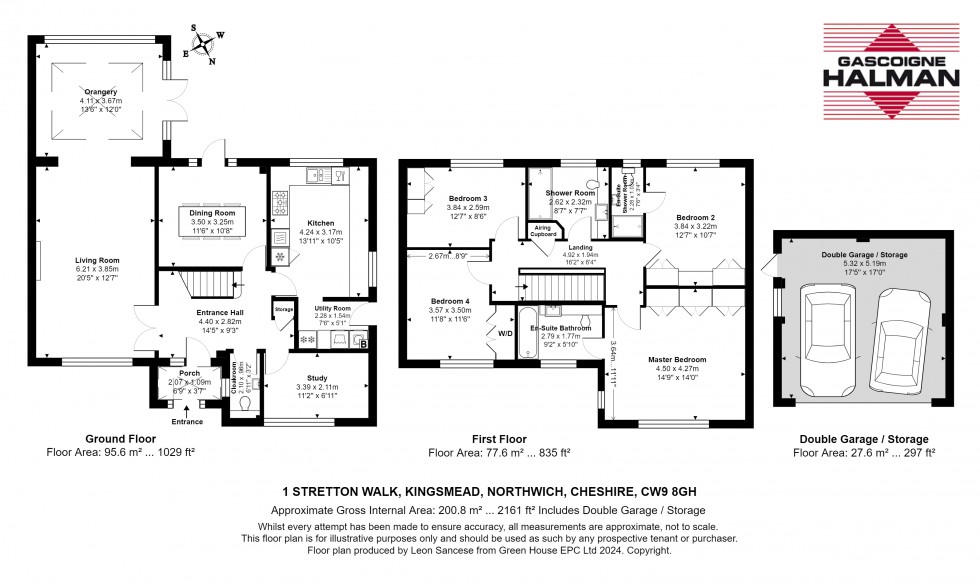 Floorplan for Stretton Walk, Northwich