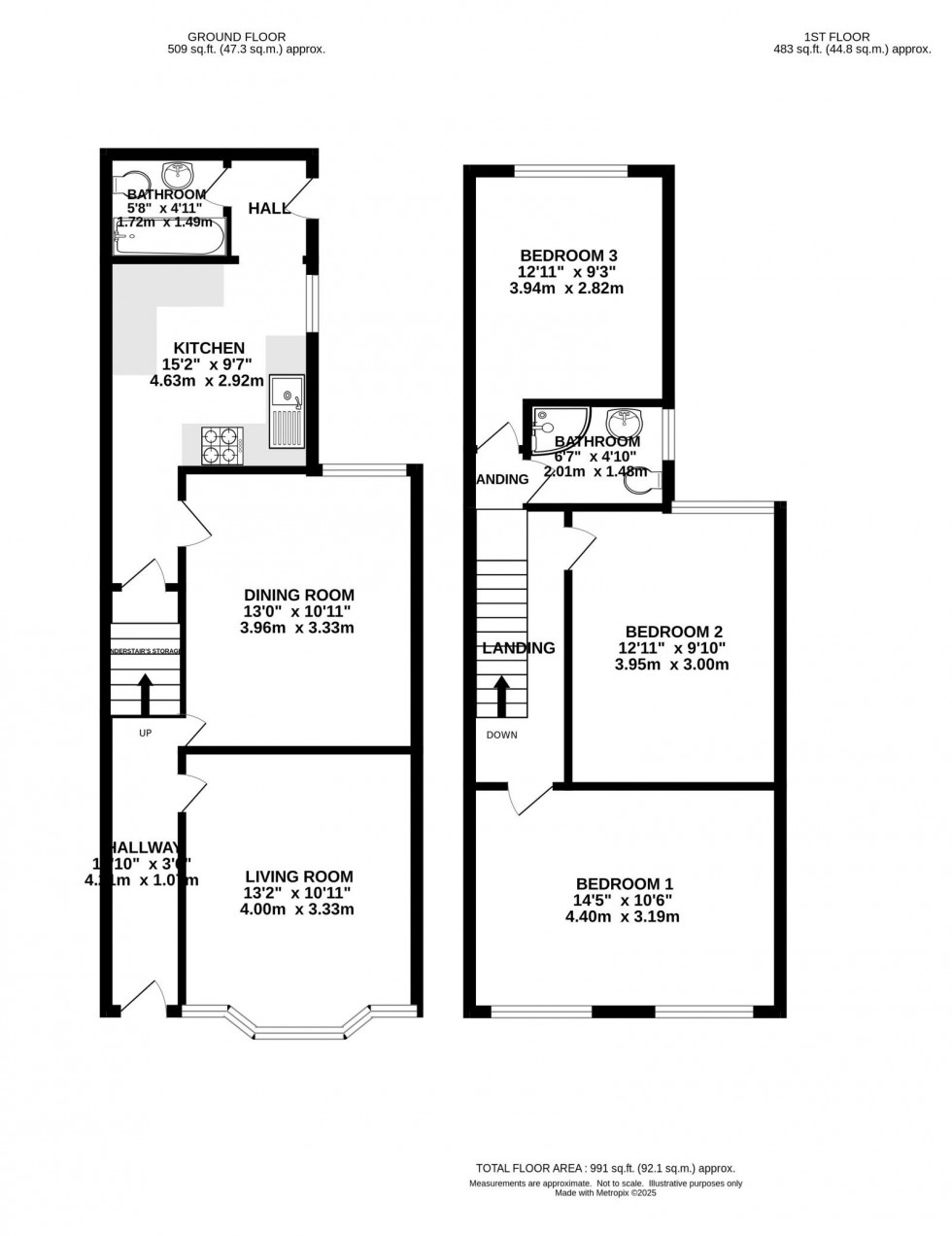 Floorplan for Great Western Street, Manchester