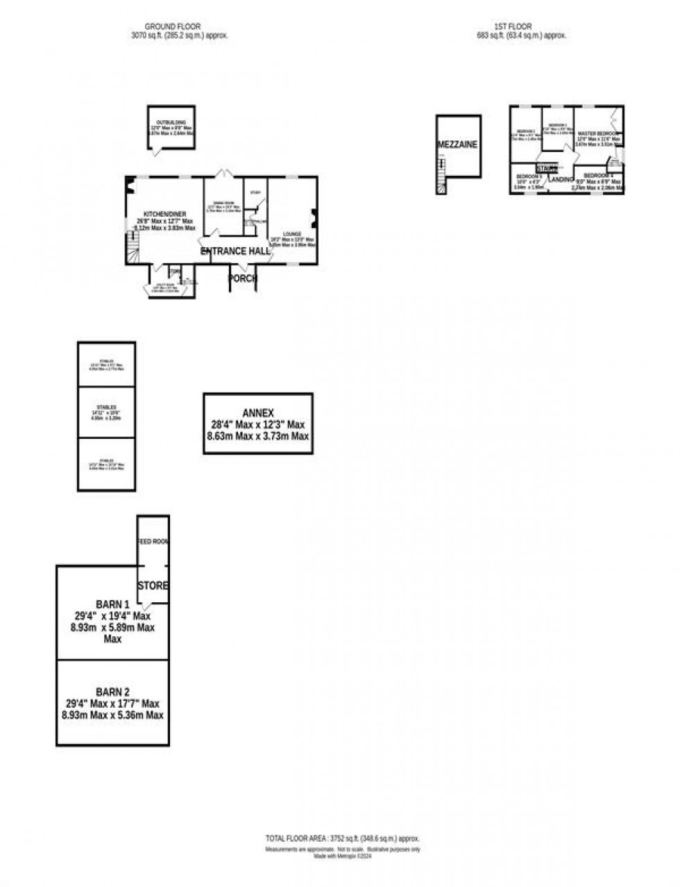 Floorplan for Lask Edge Road, Horton 