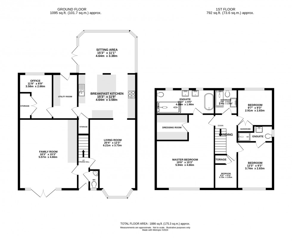 Floorplan for Alder Drive, Timperley, Altrincham