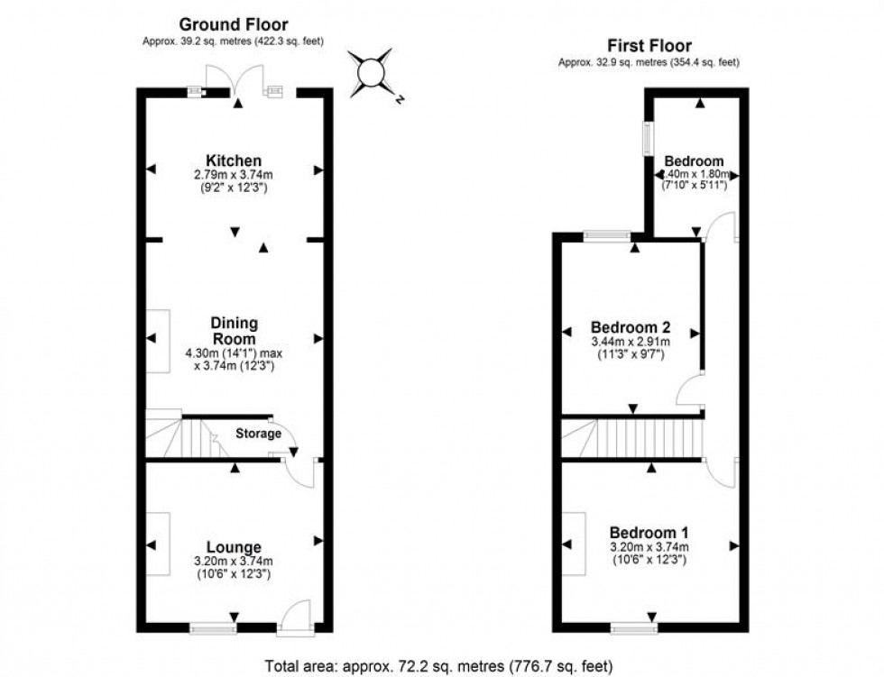 Floorplan for Kingsley Road, Frodsham