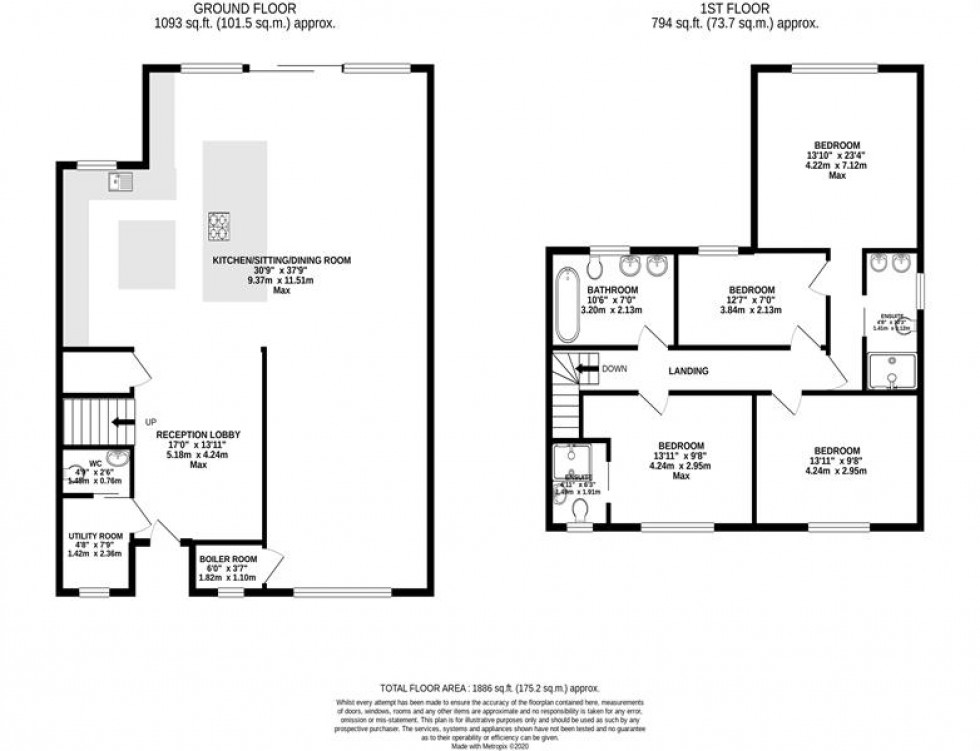 Floorplan for Chestnut Close, Wilmslow