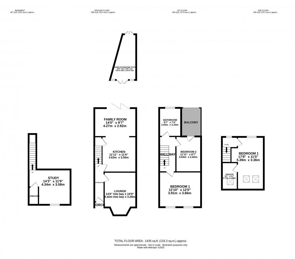 Floorplan for Moss Lane, Alderley Edge