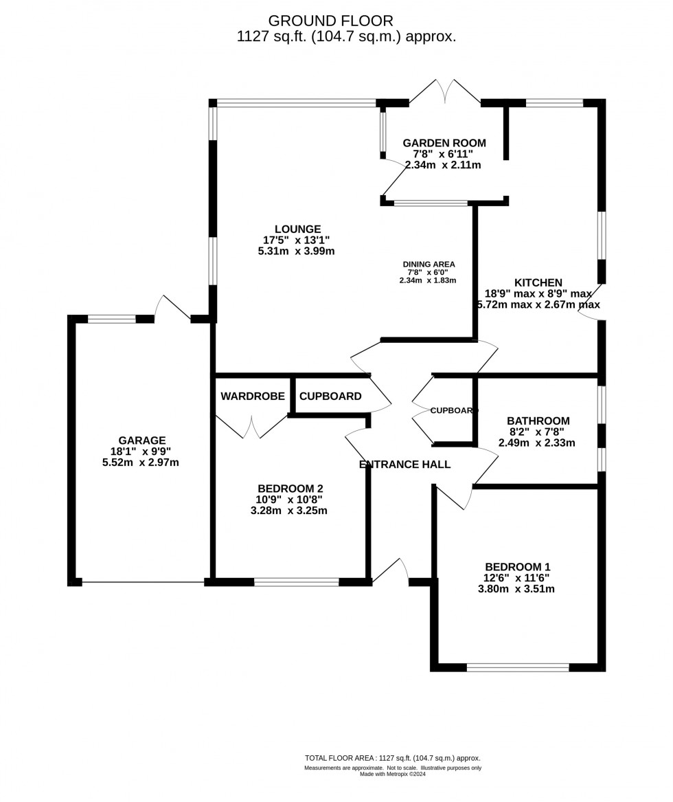 Floorplan for Knutsford Road, Alderley Edge