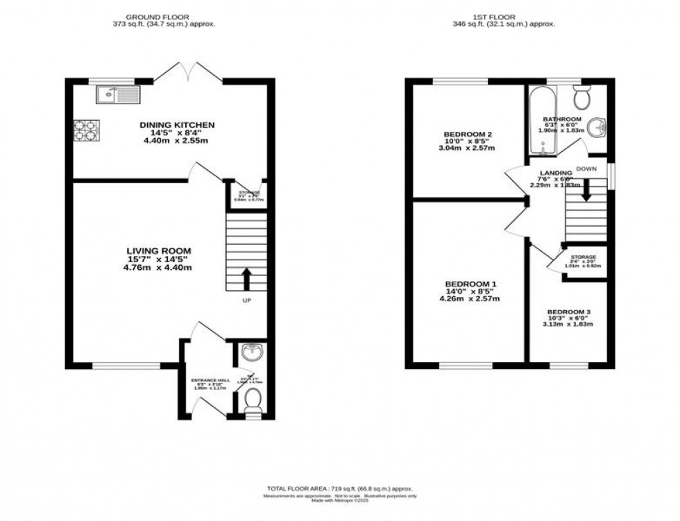 Floorplan for Hasper Avenue, Withington