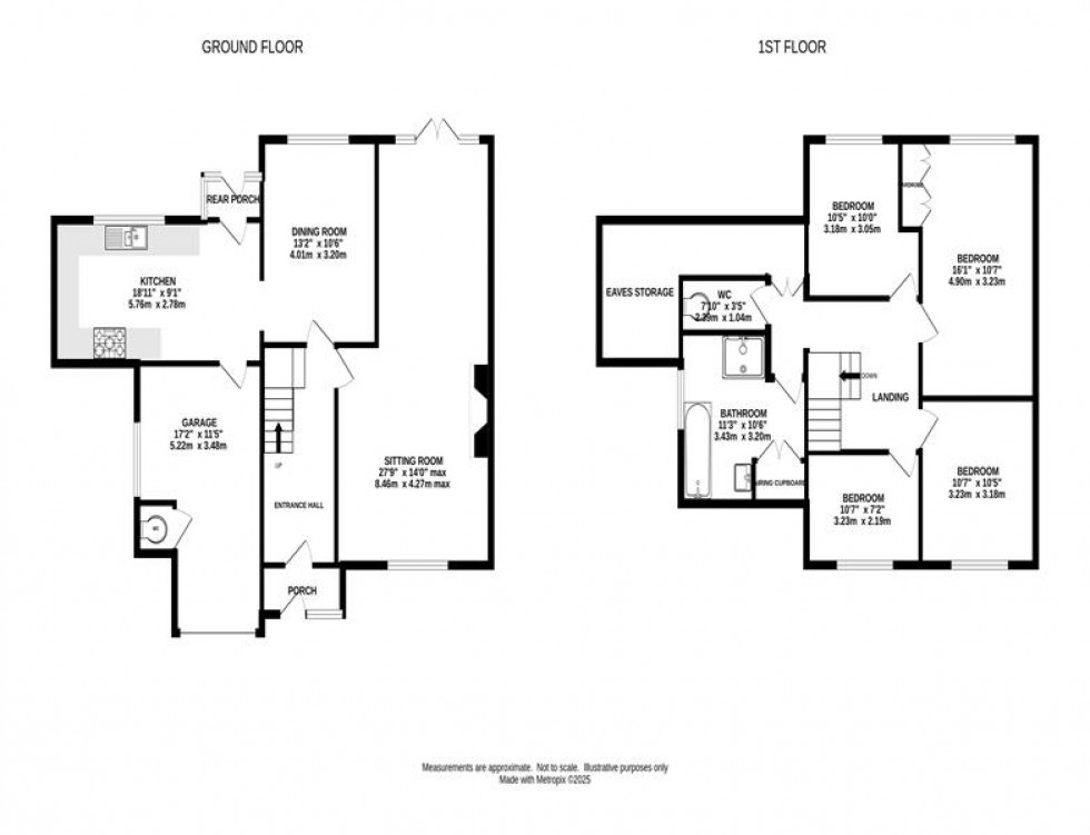 Floorplan for Elnor Lane, Whaley Bridge, High Peak