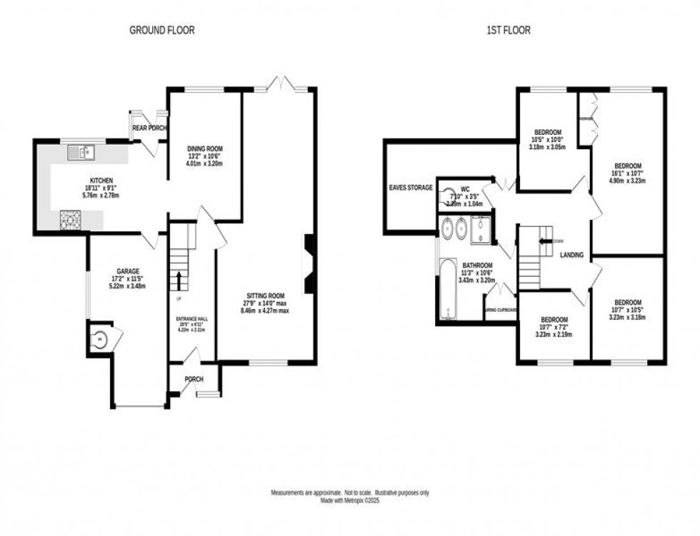 Floorplan for Elnor Lane, Whaley Bridge, High Peak