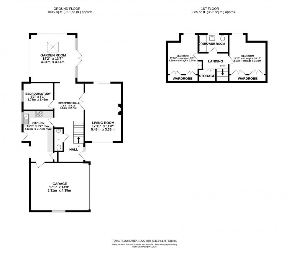 Floorplan for Woodlands Drive, Goostrey