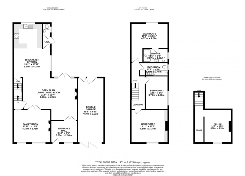 Floorplan for Knutsford Road, Wilmslow