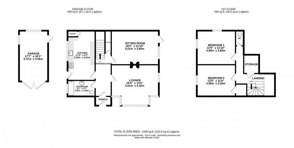 Floorplan for Shrigley Road, Pott Shrigley, Macclesfield