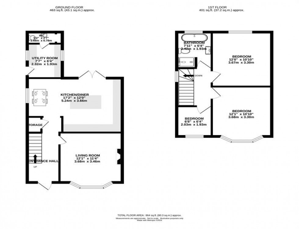 Floorplan for Park Road, Timperley, Altrincham