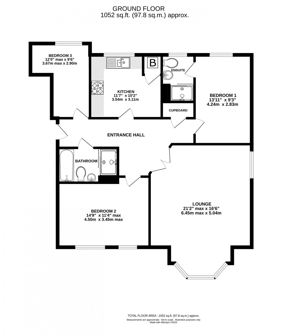 Floorplan for Birchdale Road, Appleton, Warrington
