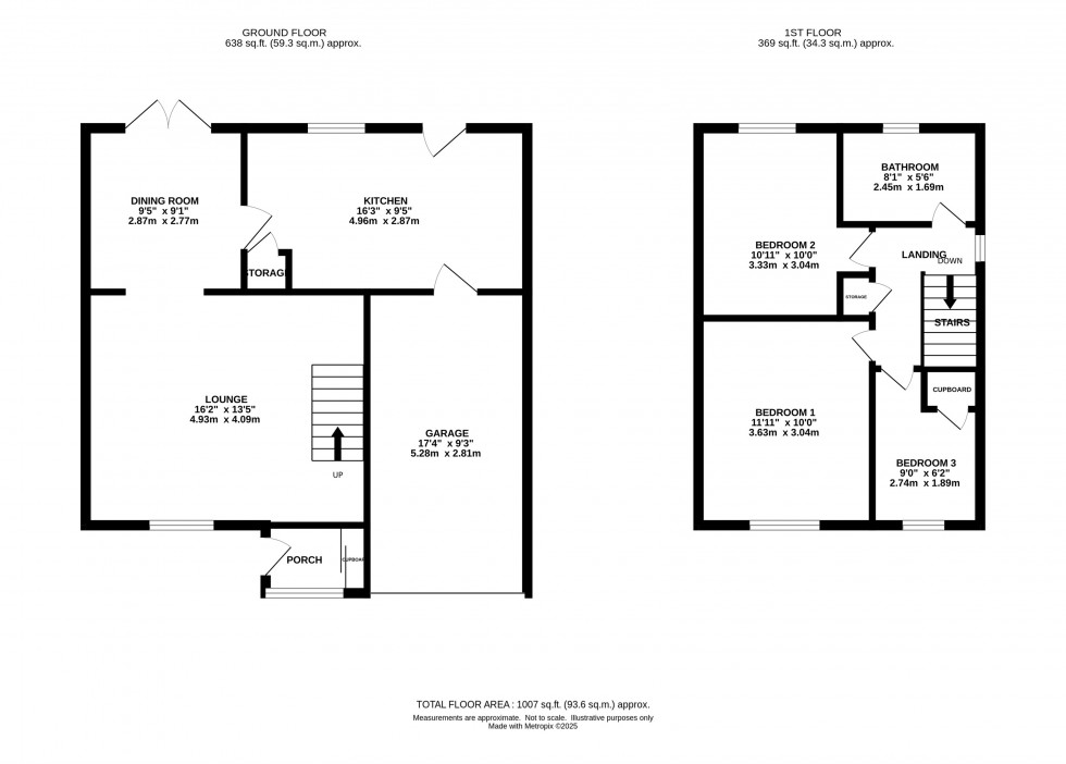 Floorplan for Chantry Road, Disley, Stockport