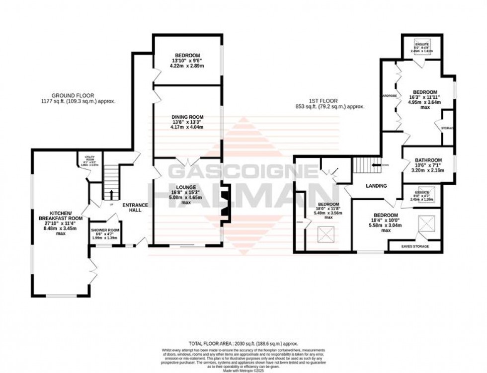Floorplan for Woodbourne Road, Sale