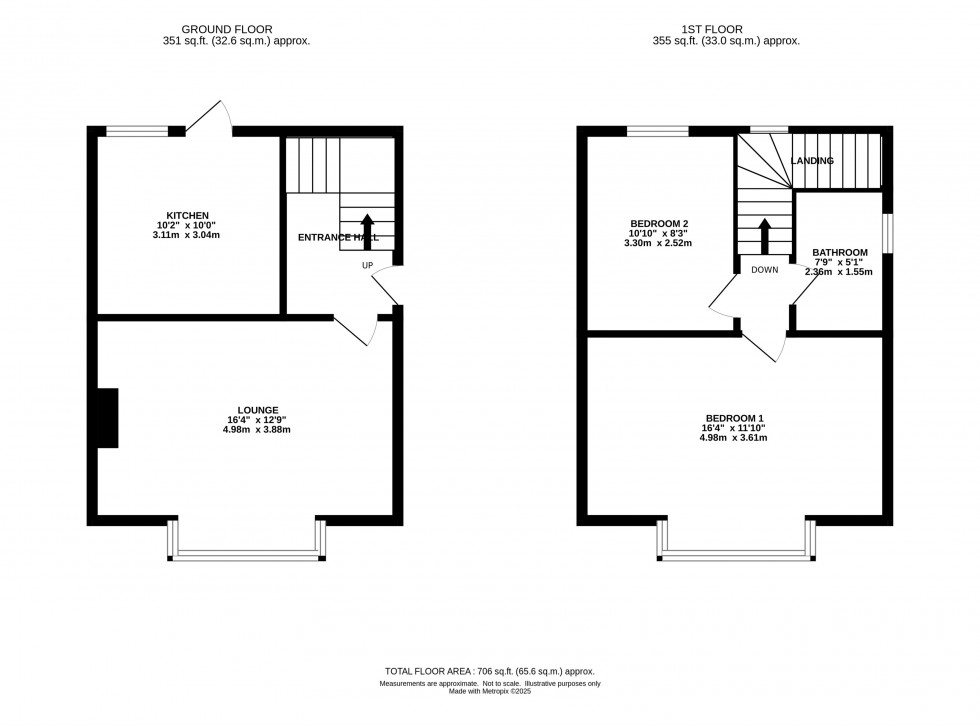 Floorplan for Ashton Street, Woodley, Stockport