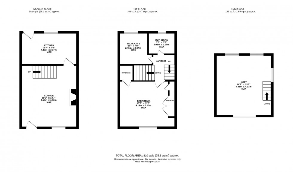 Floorplan for Moor End Road, Mellor, Stockport