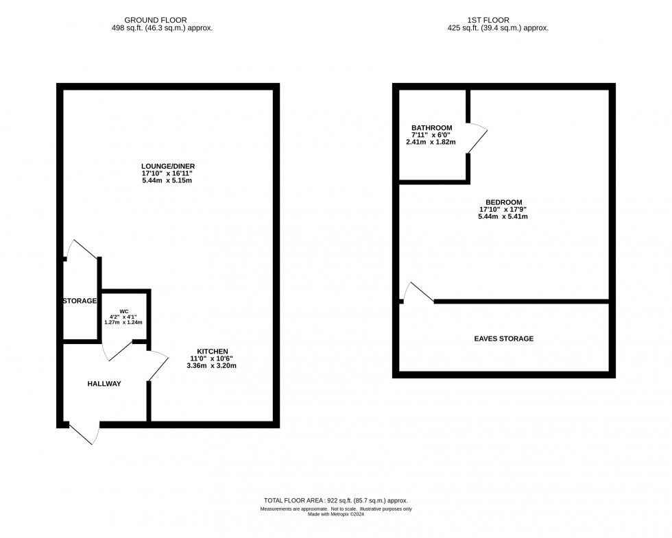 Floorplan for Altrincham Road, Manchester