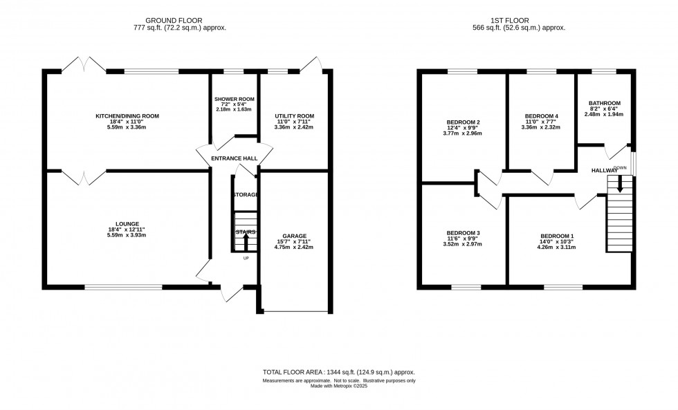 Floorplan for Leighton Drive, Marple Bridge, Stockport