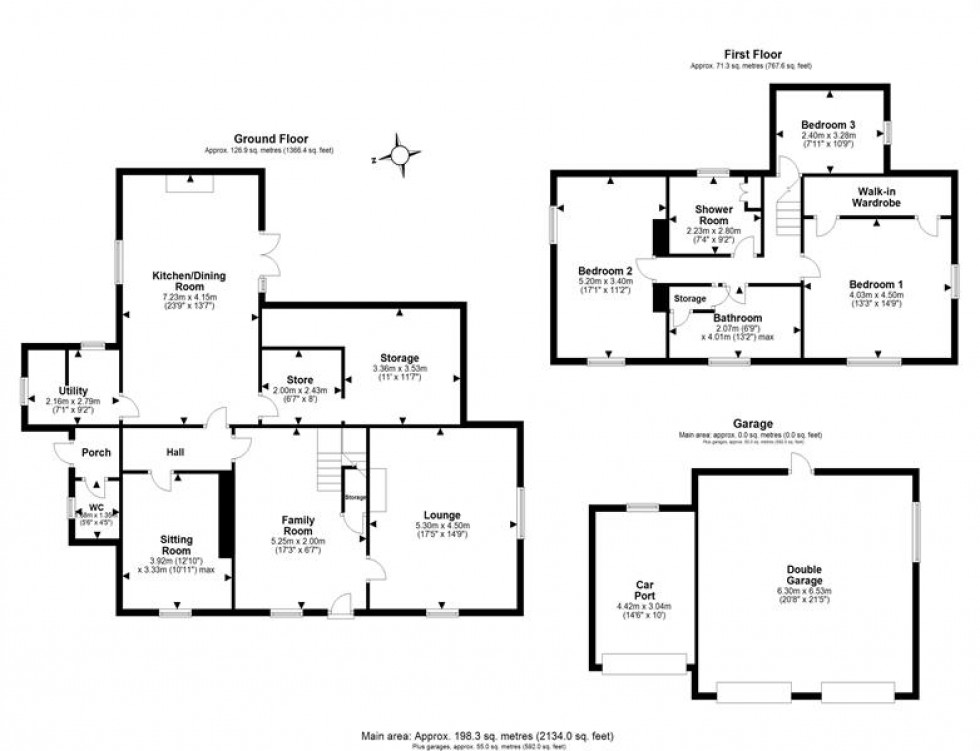 Floorplan for Aston Lane, Aston, Cheshire
