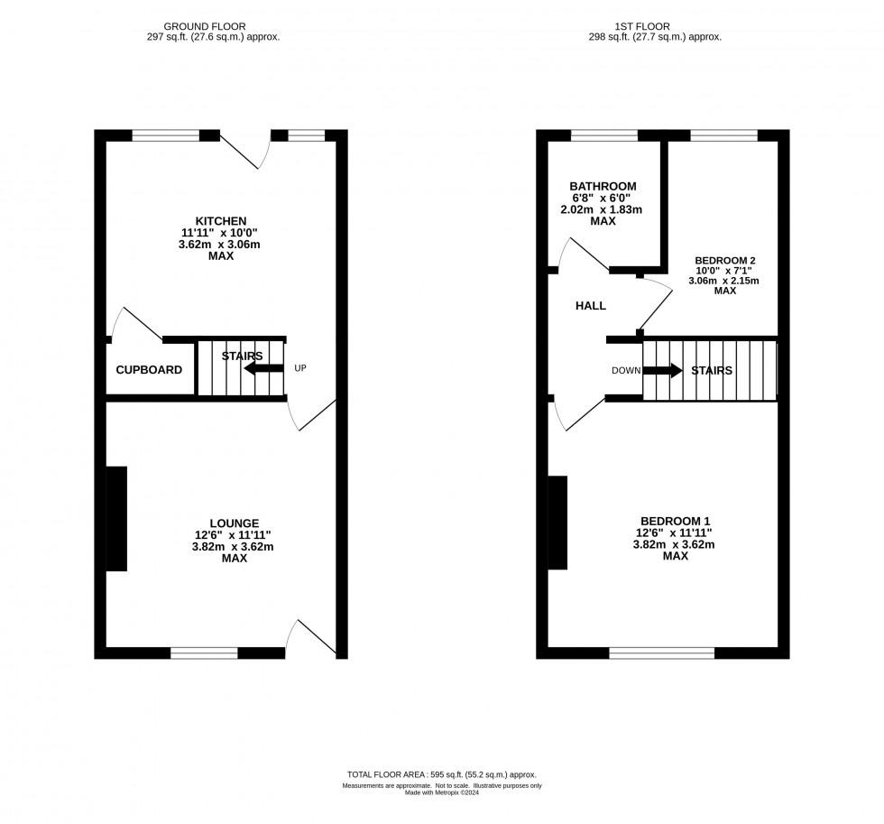 Floorplan for Werneth Street, Stockport