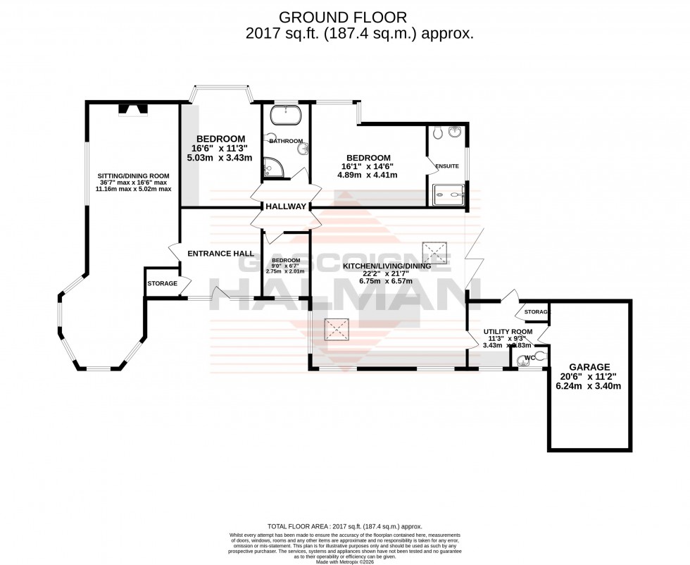 Floorplan for Ashton Lane, Sale