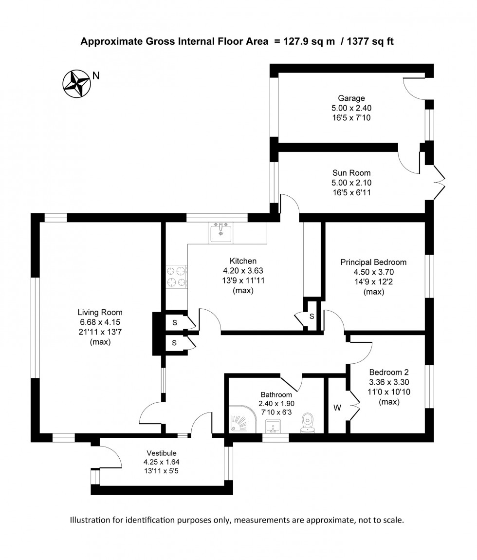Floorplan for Lynton Gardens, Appleton, Warrington