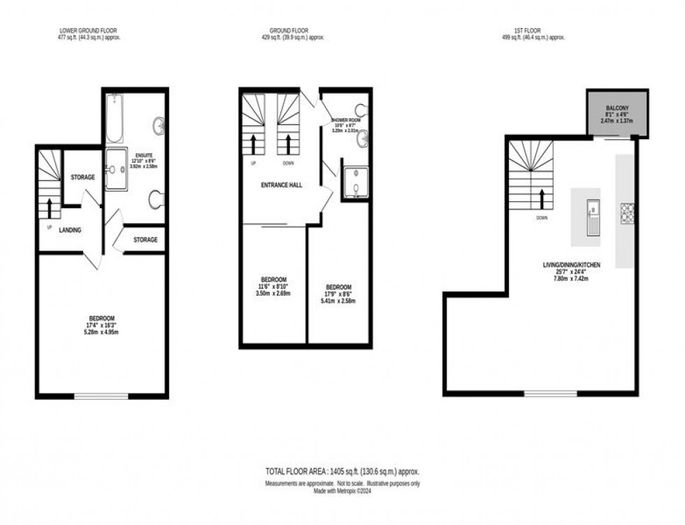 Floorplan for St. Johns Road, Altrincham