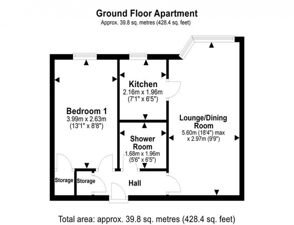 Floorplan for Lower Robin Hood Lane, Helsby, WA6