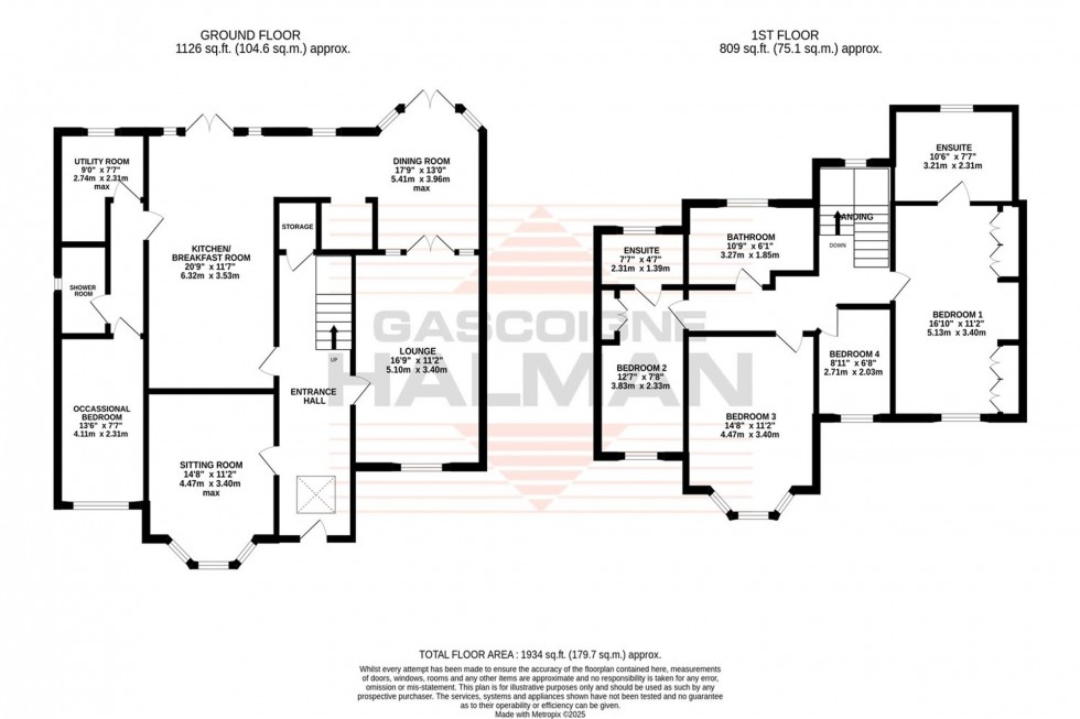 Floorplan for Langley Road, Sale, M33