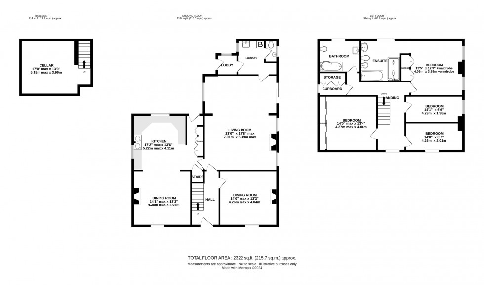 Floorplan for Holmes Chapel Road, Allostock